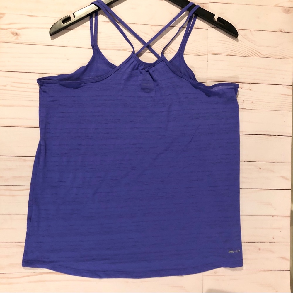 Women’s Nike Dri-Fit Sleeveless Tank, Purple, Sz M